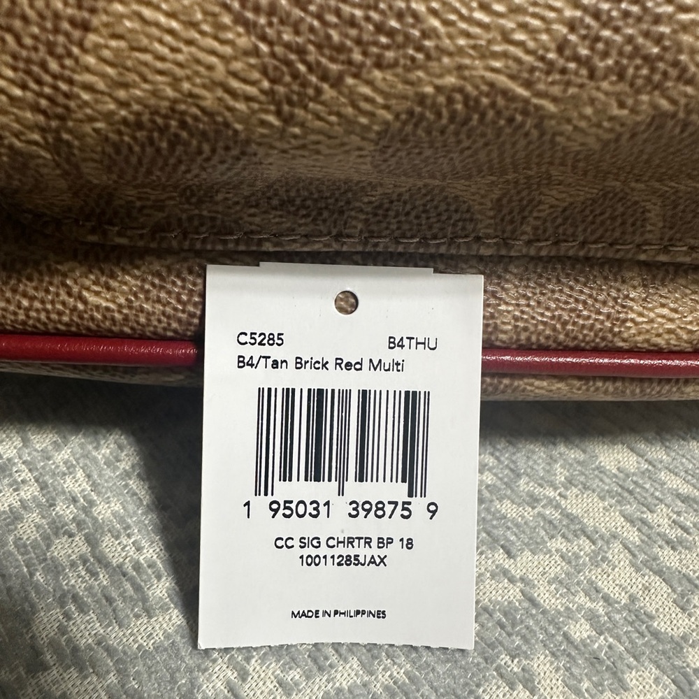 COACH Signature Charter Backpack 18 - Picture 12 of 12